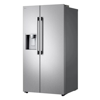 27 cu. ft. Smart Side-by-Side Refrigerator with Smooth Touch Ice & Water Dispenser
