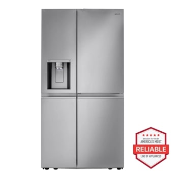 27 cu. ft. 36-inch Wide Side-by-Side Refrigerator - Stainless Steel
1