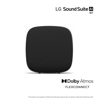 LG Sound Suite W7 | Wireless Subwoofer | Powered Subwoofer with App Control