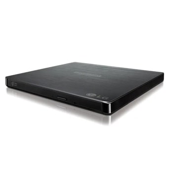 LG スリムポータブルDVDライター ブラック Hitachi-LG Data Storage