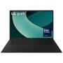 LG Gram 17Z90T-H.ADB7U1 Laptop with Intel Core Ultra processor displaying teal gradient screen - Front View