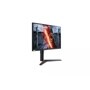 Left side view of the 27 Inch LG UltraGear (27GL83A-B) gaming monitor with 144Hz refresh rate and 1ms (GtG) response time