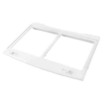 ACQ86594202 LG refrigerator replacement shelf frame in white finish1