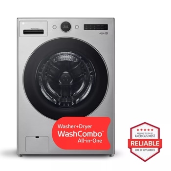 Ventless Washer/Dryer Combo LG WashCombo™ All-in-One 5.0 cu. ft. Mega Capacity with Inverter HeatPump™ Technology and Direct Drive Motor