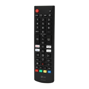 LG AKB76040302 TV remote control with numeric keypad and navigation buttons1