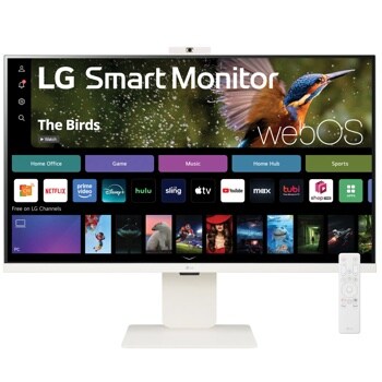 32" 4K UHD IPS MyView Smart Monitor with webOS and Built-in FHD Webcam
