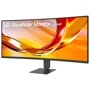 LG 34U620B-B 34-Inch Curved UltraWide Monitor with adjustable stand - Front View
