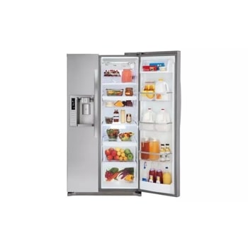 Ultra-Large Capacity Side-by-Side Refrigerator with Ice & Water Dispenser