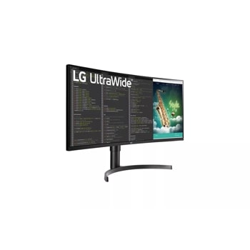 35'' Curved UltraWide QHD HDR Monitor - 35WN75C-B | LG USA