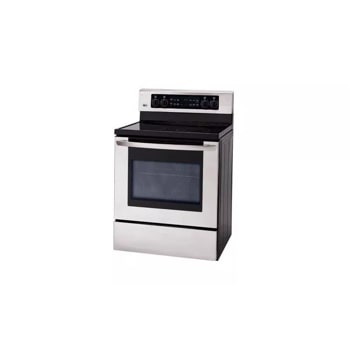 Extra-large Capacity Freestanding Electric Range with PreciseTemp&trade baking system.