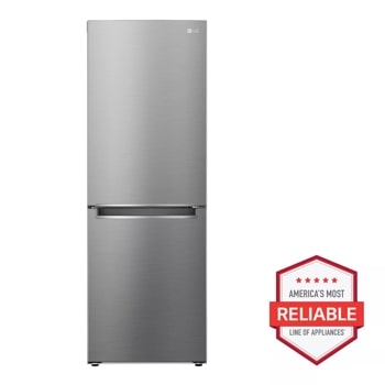 LG LRBNC1104S 11 cu. ft. bottom freezer refrigerator front view