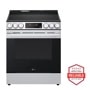 LG LSEL6333XE Electric Range with smooth cooktop and digital control panel brought to you by Americas Most Reliable Line of Appliances - Front View