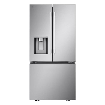 25 cu.ft. 3-Door French Door Refrigerator with NEW Hybrid Handle Design and External Ice and Water Dispenser1