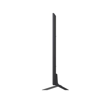 75-Inch LG QNED TV 75MRGB95BUA - Side Profile showing ultra-slim design with sturdy base stand
