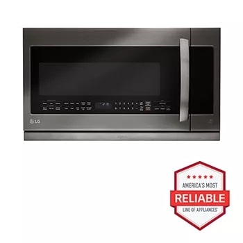 LG LMHM2237BD: Black Stainless Steel Series 2.2 cu.ft. Over-the-Range  Microwave Oven