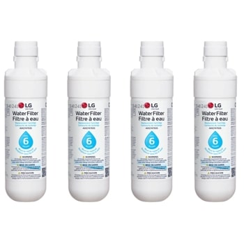 LG LT1000P4 - 6 Month Replacement Refrigerator Water Filter 4-Pack (NSF42, NSF53, and NSF401*)
1