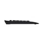 LG 920010908 wireless keyboard with slim profile design showing side view of sleek black chassis and low-profile keys