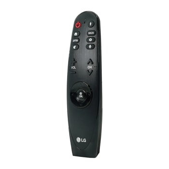LG AKB75395302 TV remote control with navigation wheel, power button, and volume and channel controls1