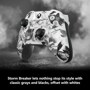 Xbox EP229563 Storm Breaker controller with black and white abstract design featuring textured grips and standard button layout