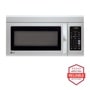 Front view of the 1.8 cu. ft. Over-the-Range Microwave Oven with EasyClean® - LMV1831ST. Includes a graphic logo that says, Brought to you by America’s Most Reliable Line of Appliances.