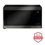 Front view of the 1.5 cu. ft. NeoChef™ Countertop Microwave with Smart Inverter and EasyClean® - LMC1575BD. Includes a graphic logo that says, Brought to you by America’s Most Reliable Line of Appliances.