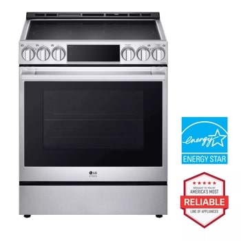 LG STUDIO 6.3 cu. ft. InstaView® Induction Slide-in Range with Air Fry and Air Sous Vide	1