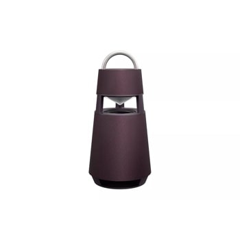 XBOOM 360 Omnidirectional Sound Portable Wireless Bluetooth Speaker with Mood Lighting - Burgundy