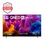 85-Inch LG QNED AI 4K TV 85QNED74BUA with Americas Most Reliable Line of TVs badge - Front View