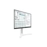 27HJ712C-W Product Gallery Image Front left side view with stand and infill