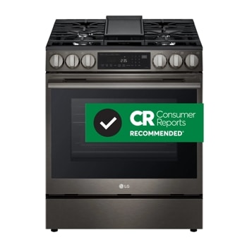 LG LSGL6335Z Range with Consumer Reports Recommended badge - Front View1