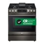 LG LSGL6335Z Range with Consumer Reports Recommended badge - Front View