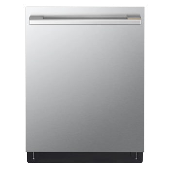 SDNTH981S Top Control Dishwasher with stainless steel front panel and recessed handle - Door Closed Front View