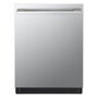SDNTH981S Top Control Dishwasher with stainless steel front panel and recessed handle - Door Closed Front View