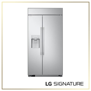 LG US26WBB92S Side by Side Refrigerator with water and ice dispenser - Front View1