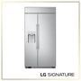 LG US26WBB92S Side by Side Refrigerator with water and ice dispenser - Front View