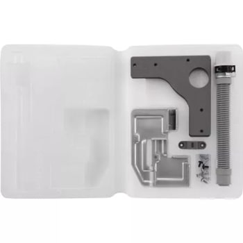 Front view of the 27" Laundry Stacking Kit - Chrome - TSTK1. 1