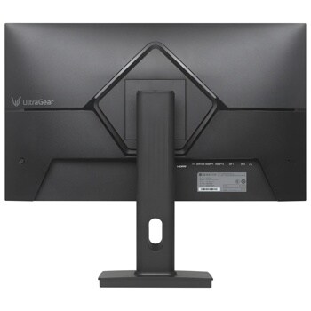 LG 27G64NA-B UltraGear Gaming Monitor - Back View with Ports and Stand