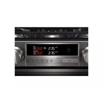 LG SIGNATURE 6.9 cu.ft. Smart wi-fi Enabled Gas Double Oven Slide-In Range with ProBake Convection®