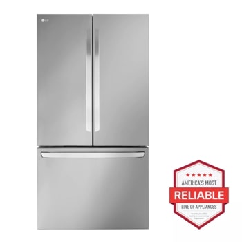27 cu. ft. counter-depth max french door refrigerator front view