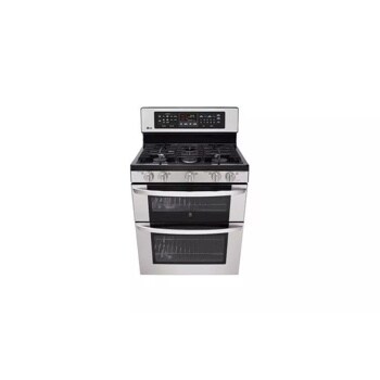 6.1 cu. ft. Capacity Gas Double Oven Range with Infrared Grill and EasyClean™