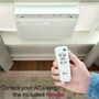 control your AC using the included remote