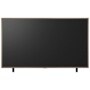 LG GF26XW65 TV with wooden frame bezel on stand - Front View