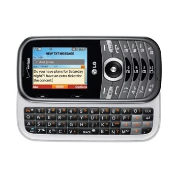 Stay connected to your social circle through the art of texting on the Cosmos 3’s handy four-line QWERTY keyboard.