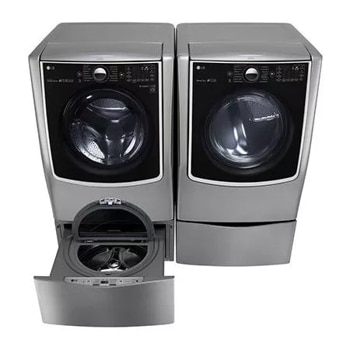 6.2 Total Capacity LG TWINWash™  Bundle with LG SideKick™ and Gas Dryer1