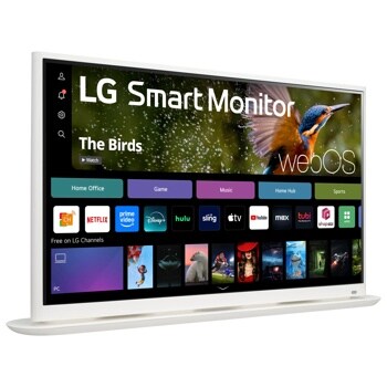 32" 4K UHD IPS MyView Smart Monitor with webOS and Curved Base Design