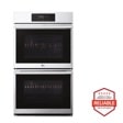 LG STUDIO 9.4 cu. ft. Smart InstaView® Electric Double Built-In Wall Oven with Air Fry & Steam Sous Vide
