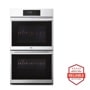 LG STUDIO 9.4 cu. ft. Smart InstaView® Electric Double Built-In Wall Oven with Air Fry & Steam Sous Vide
