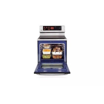 Freestanding Electric Range with Dual Convection System (Stainless Steel)