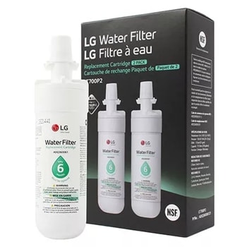 LG LT700P2 - 6 Month / 200 Gallon Capacity Replacement Refrigerator Water Filter 2-Pack (NSF42 and NSF53*)