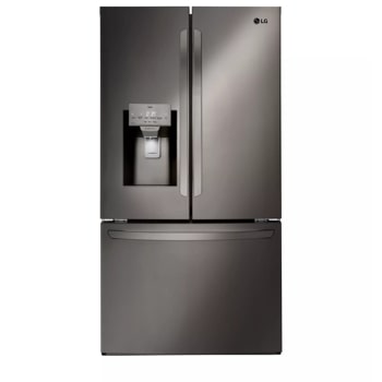 28 cu. ft. french door standard depth refrigerator front view